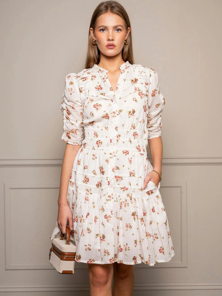 Fabienne Mini Dress Rose
