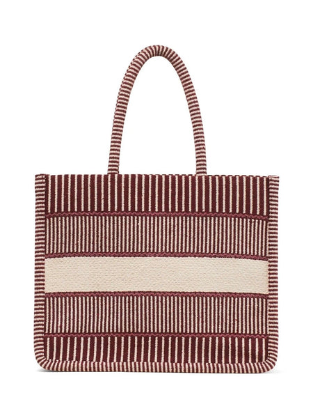 PORTO TOTE BAG, BURGUNDY