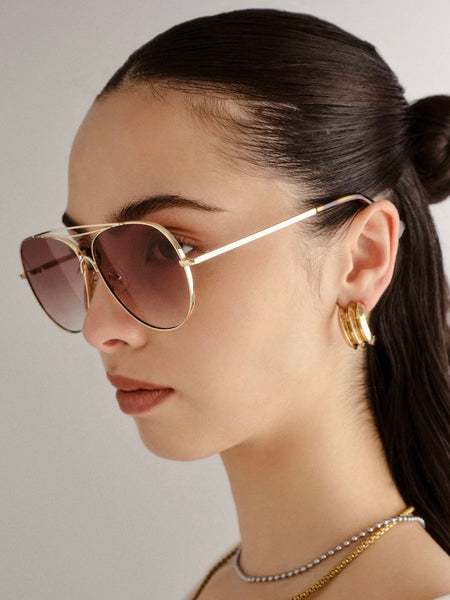 ABRACADABRA / BRIGHT GOLD W/ BROWN GRAD LENS