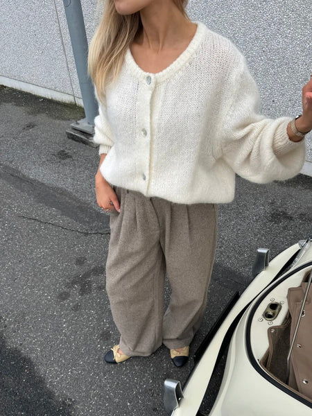 IDAIC CARDIGAN - WHITE