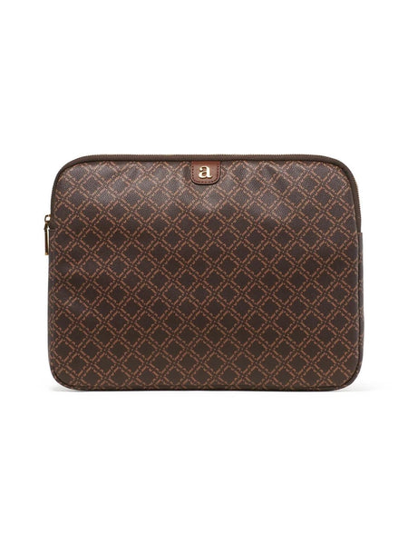 ULTIMATE MONOGRAM COMPUTER CASE,  BROWN