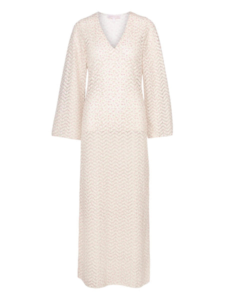 PEACH MAXI DRESS, TULIP FIELD