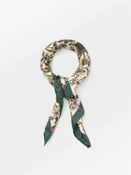 Autumn Blackberry Sia Scarf, Birch White
