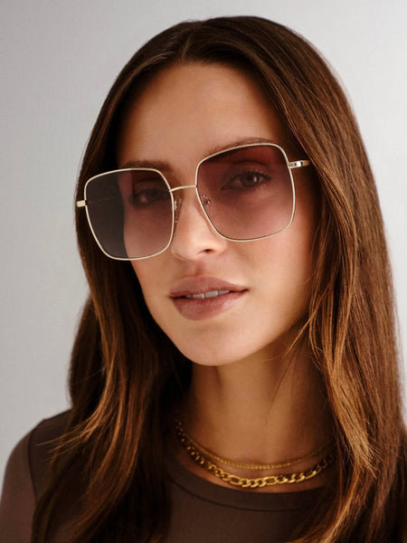 THE CHERISHED / GOLD W/ TAN GRAD LENS