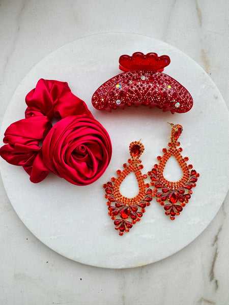 Be Mine Valentine Medium , RUBY RED