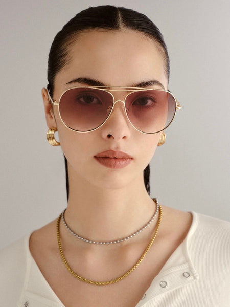 ABRACADABRA / BRIGHT GOLD W/ BROWN GRAD LENS