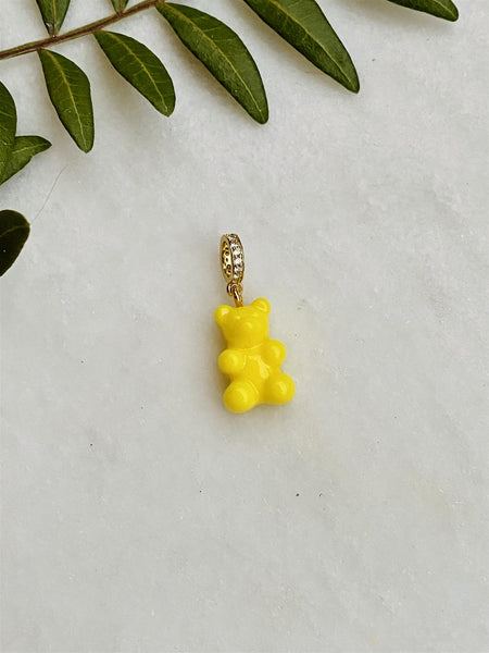Zuzanna G CLASSIC YUMMY BEAR CRYSTAL RING gold, YELLOW OPAL