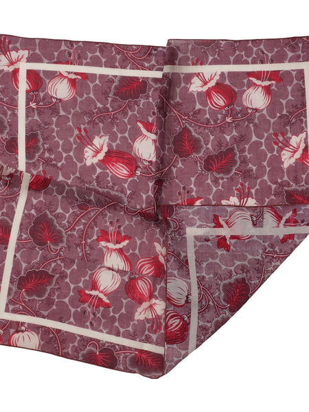 Light Dark Flower Scarf, FLORAL