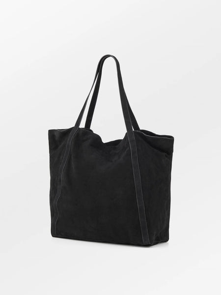 Suede Everly Bag, black