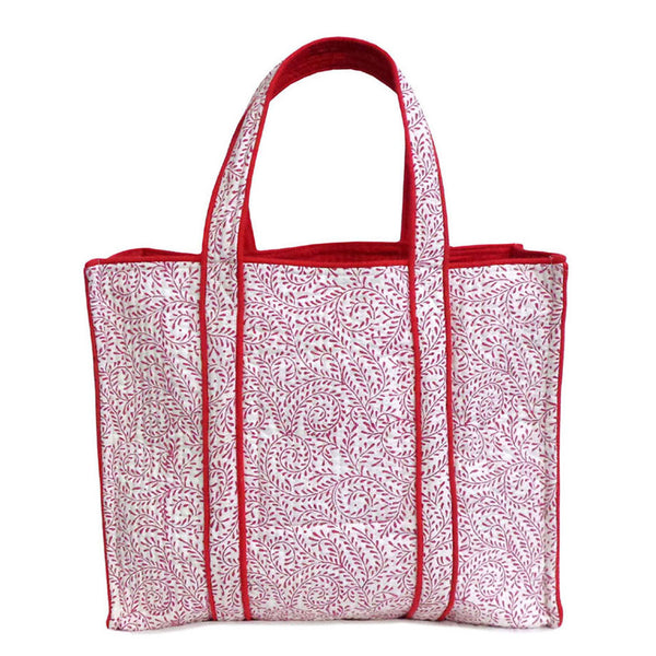 Zuzanna G QUILTED SHOPPER tote veske i bomull