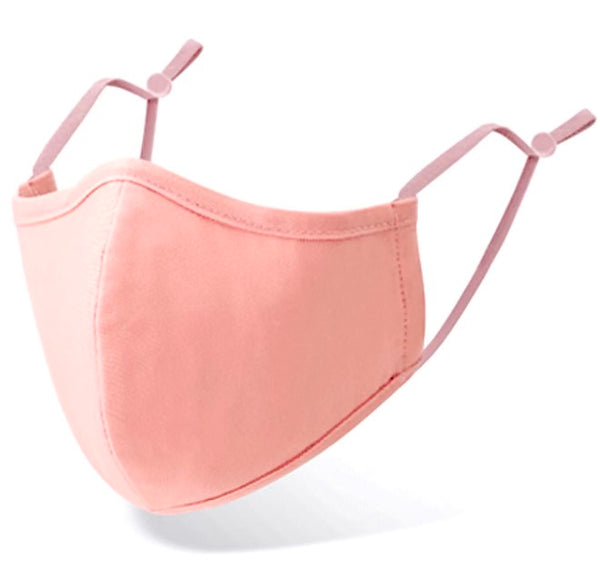PLAIN COTTON munnbind , PEACHY ROSE