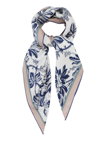 Classical Blue Toile Scarf