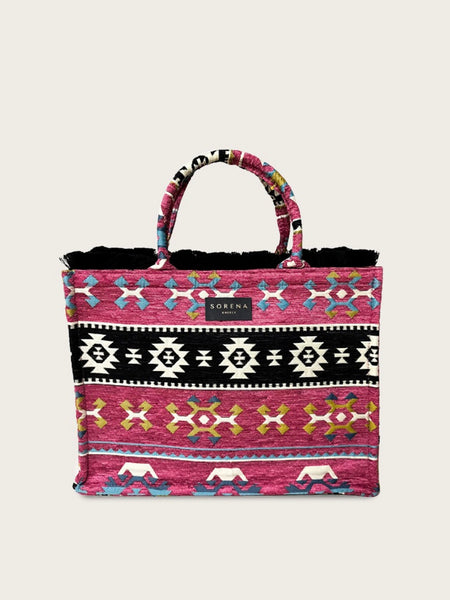 KNOSSOS  BIG TOTE BAG, FUKSIA