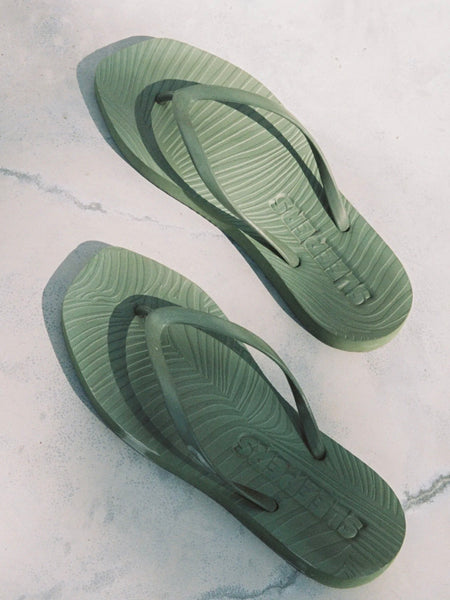 SLEEPERS TAPERED  FLIP FLOP I GREEN