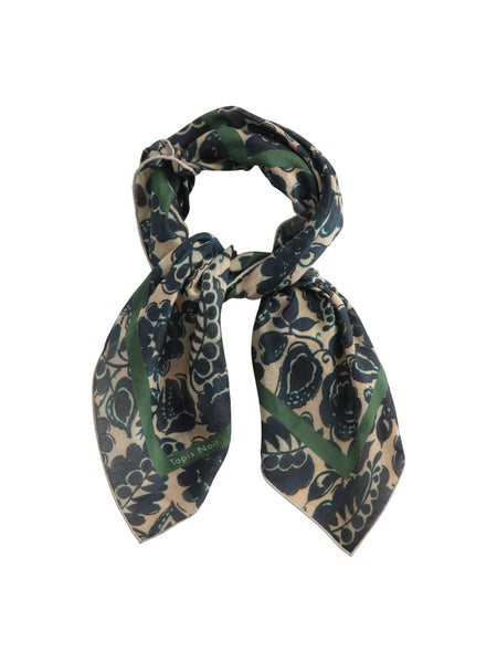LIGHT BLUE BLOOM SCARF