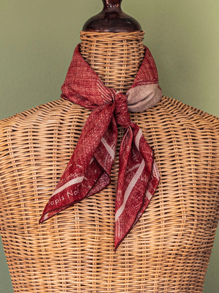 Light Red Toile Scarf