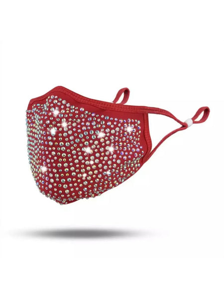 CRYSTAL MASK  RED / RED WHITE AB