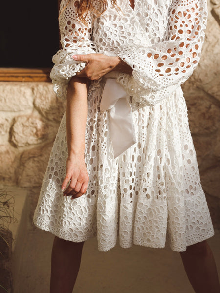 Bow Wow dress – WHITE