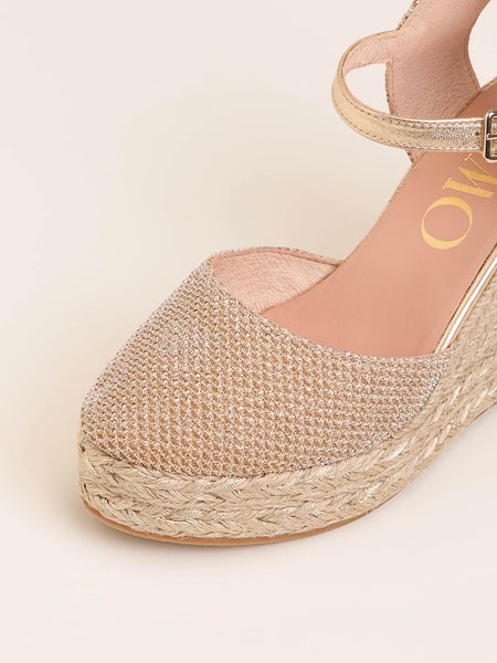 TIRI MESH PLATÅSANDAL, IRIS ORO / GOLD