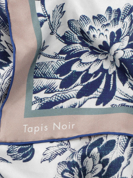 Classical Blue Toile Scarf