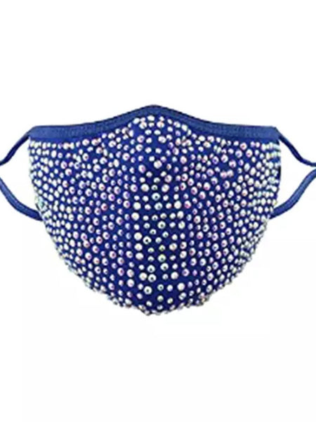 CRYSTAL MASK  NAVY / WHITE AB