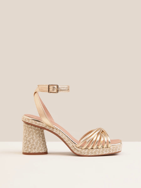 FUSCA  PLATÅSANDAL, GOLD
