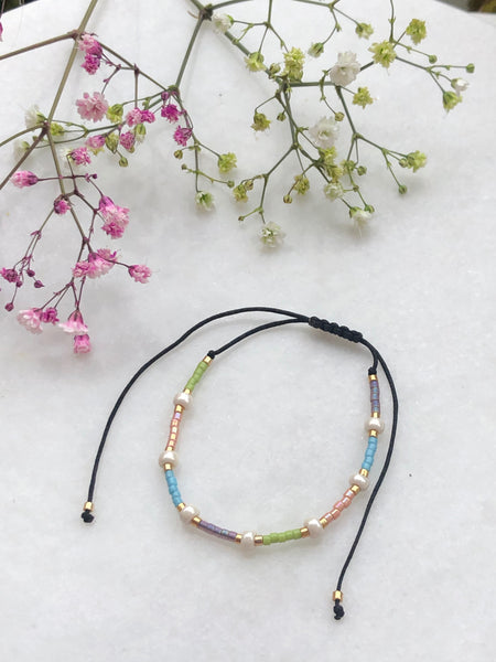 SLIM FRESH WATER PEARL armbånd
