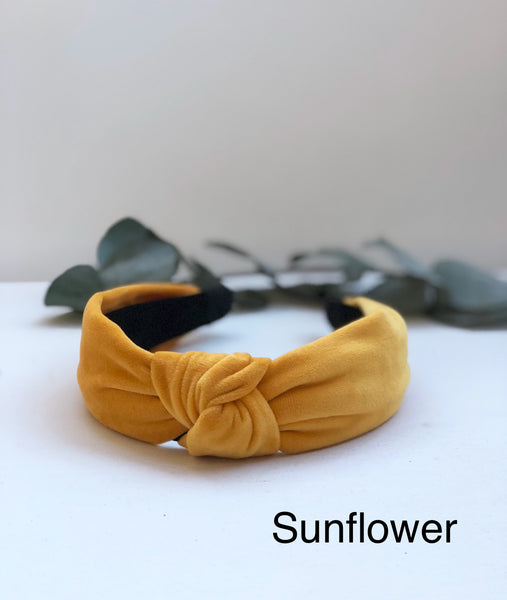 Smooth Velvet Hairband hårbøyle  fra The Love Knot By Zuzanna G