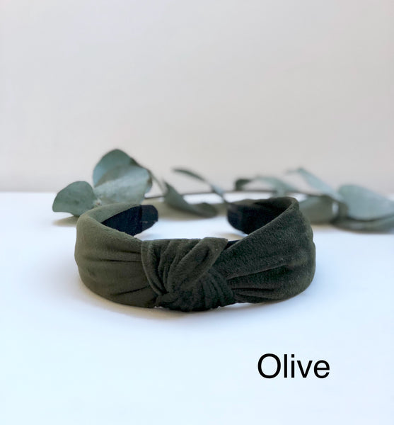 Smooth Velvet Hairband hårbøyle  fra The Love Knot By Zuzanna G