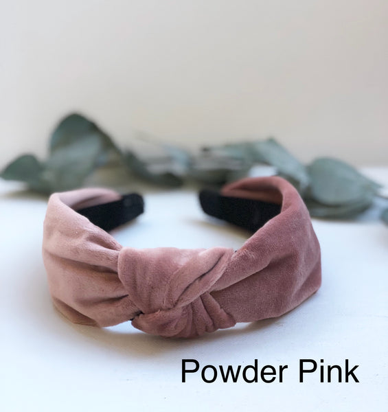 Smooth Velvet Hairband hårbøyle  fra The Love Knot By Zuzanna G