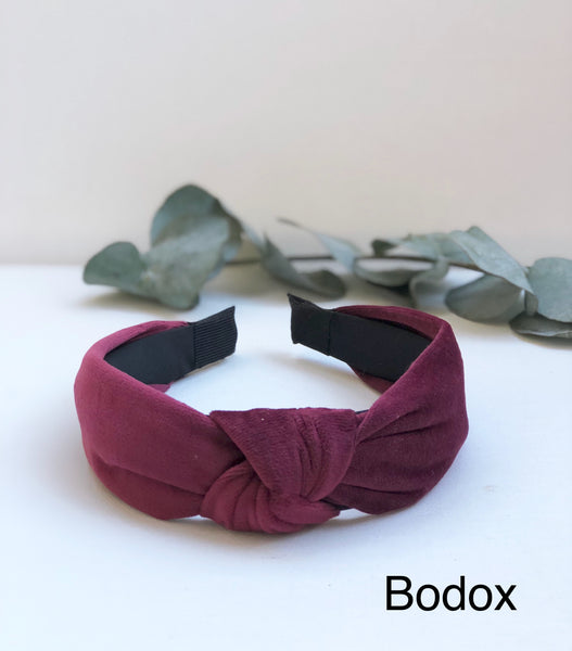 Smooth Velvet Hairband hårbøyle  fra The Love Knot By Zuzanna G