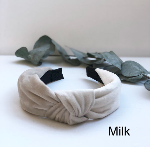 Smooth Velvet Hairband hårbøyle  fra The Love Knot By Zuzanna G