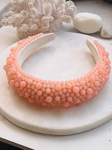 PASTELICA BEAD  hårbøyle, MELON