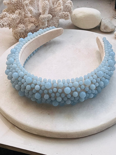 PASTELICA BEAD  hårbøyle, SKY BLUE