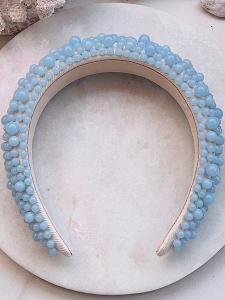 PASTELICA BEAD  hårbøyle, SKY BLUE
