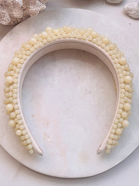 PASTELICA BEAD  hårbøyle, LEMON