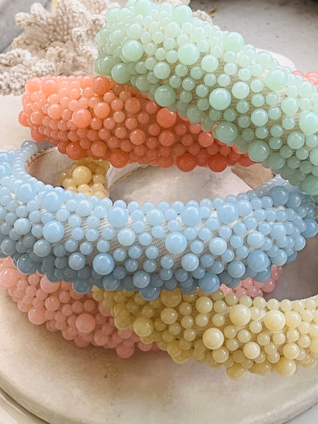 PASTELICA BEAD  hårbøyle, SKY BLUE