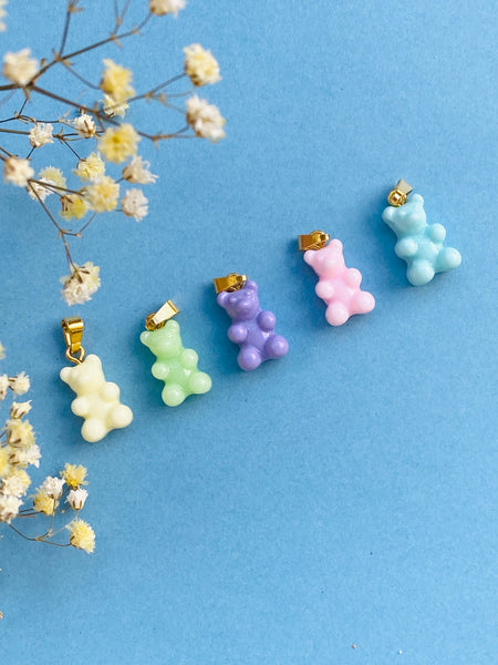 YUMMY BEAR gull anheng i PURPLE OPAL