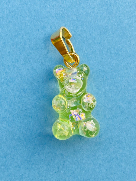 YUMMY BEAR gull anheng i CONFETTI LEMON / GOLD