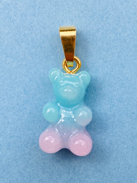 YUMMY BEAR gull anheng i NEW UNICORN BLUE / GOLD