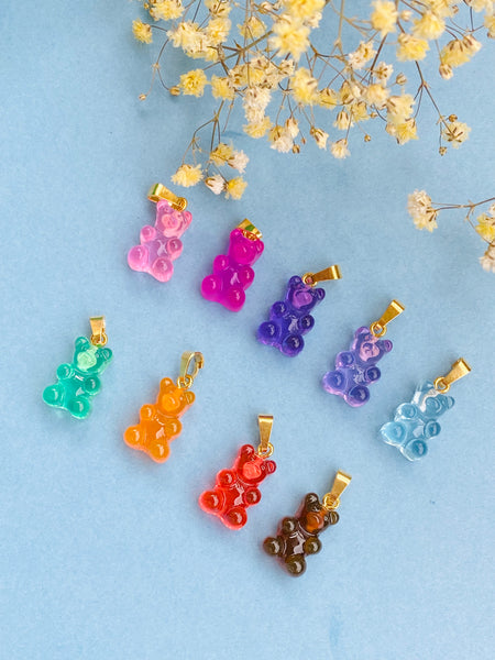 YUMMY BEAR gull anheng I CLEAR BERRY / GOLD