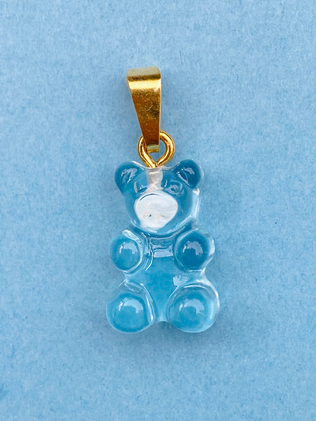 YUMMY BEAR gull anheng I CLEAR ICE BLUE / GOLD