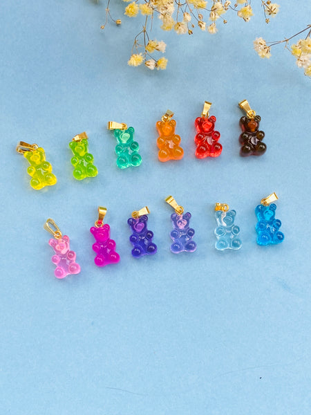 YUMMY BEAR gull anheng I CLEAR BERRY / GOLD