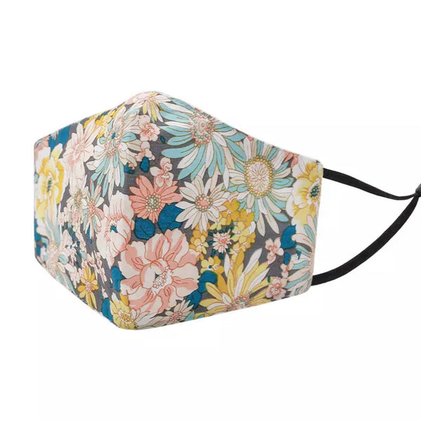 PETIT FLOWER munnbind, PEACHY TEAL