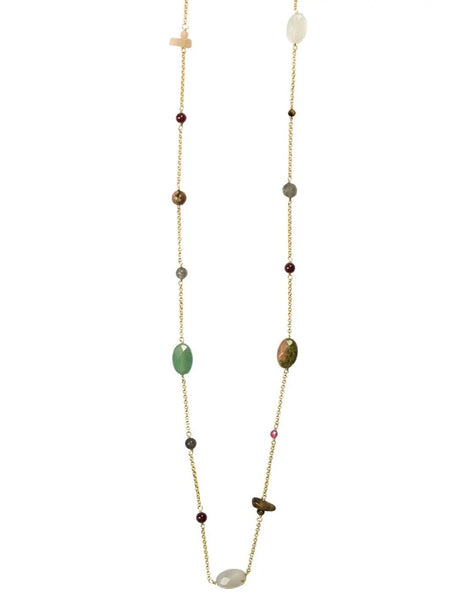 NECKLACE FRINGE MULTI WINTER