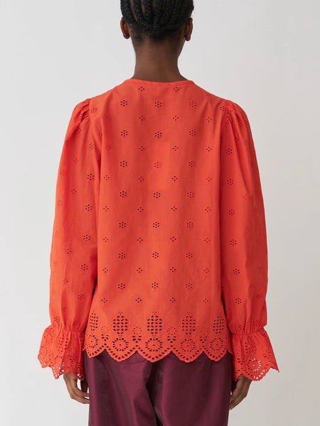 ERINA LOU SHIRT - ORANGE RED