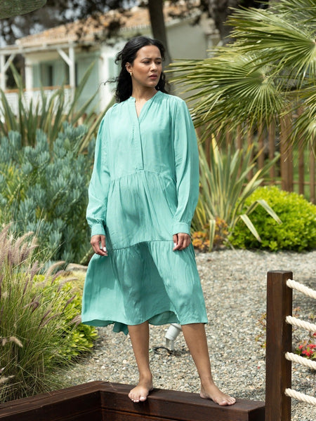 IVANA DRESS I SEA GREEN