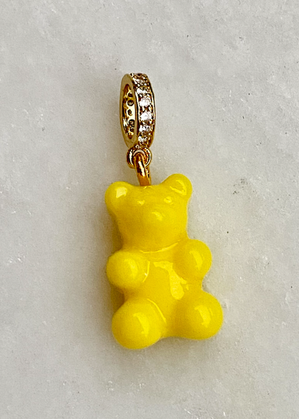 Zuzanna G CLASSIC YUMMY BEAR CRYSTAL RING gold, YELLOW OPAL