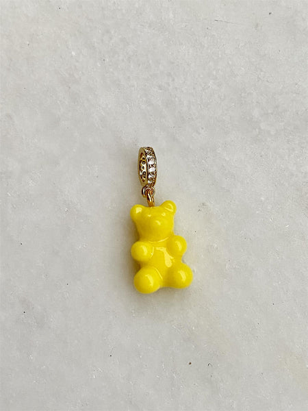 Zuzanna G CLASSIC YUMMY BEAR CRYSTAL RING gold, YELLOW OPAL