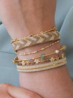 SAND CAP FLOWER armbånd